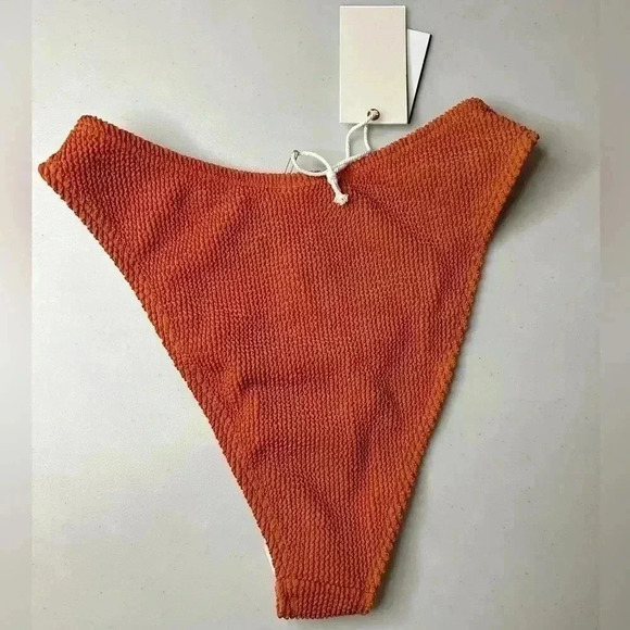 Good American Always Fits Good Waist Cheeky Bottoms In Cinnamon Size 0/00 NWT - Picture 3 of 5